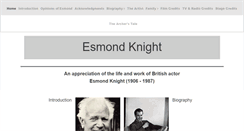 Desktop Screenshot of esmondknight.org.uk