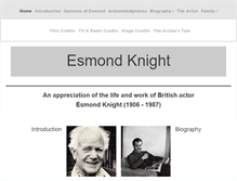 Tablet Screenshot of esmondknight.org.uk